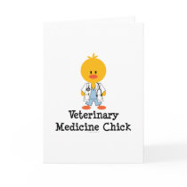 Veterinary Medicine Chick Greeting Card