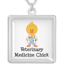 Veterinary Medicine Chick Necklace