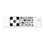Veterinary Medicine Survive bumper stickers
