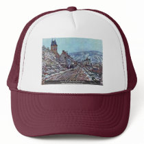 Vétheuil Road In Winter By Claude Monet Trucker Hat