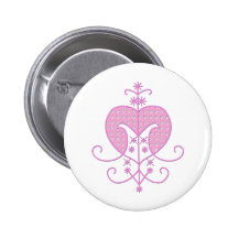 Veve for Erzulie Freda Pinback Buttons