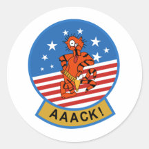 VF-114 Aardvarks Round Sticker