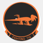 VF-114 Aardvarks Round Sticker