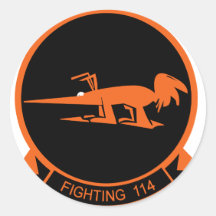 VF-114 Aardvarks Round Sticker