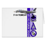 VF-143 Pukin' Dogs Greeting Card