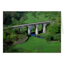 Viaduct, Monsal Dale, Peak District, Derbyshire, U Greeting Card