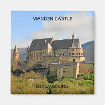 VIANDEN CASTLE, LUXEMBOURG FRIDGE MAGNETS