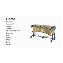 vibeman_vibraphone business card templates