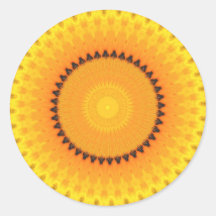 Vibrant Kaleidoscope Sticker