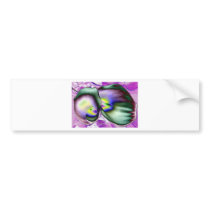 Vibrant Lilies Bumper Sticker