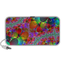 Vibrant Peacocks Tails iPod Speaker