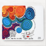 Vibrant - Positive Uplifting Art and Words Decor mousepads