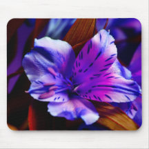 Vibrant Purple Tigerlily Mousepad