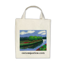 "Vibrant Serenity" Tote Bag from Canvas Justice