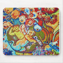 Vibrant Tapestry Mouse Pads
