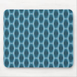 Vibrant Teal Metallic Ribbons Mousepad