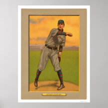 Vic Willis Pirates Cardinals Baseball 1911 Poster