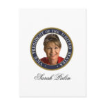 Vice President Sarah Palin Post Cards