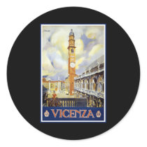 Vicenza Round Stickers