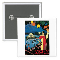 Vichy France Comite Des Fetes Art 1926 Nightlight buttons