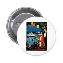 Vichy France Comite Des Fetes Art 1926 Nightlight buttons