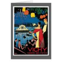 Vichy France Comite Des Fetes Art 1926 Nightlight cards