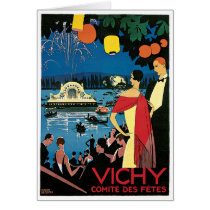 Vichy France Comite Des Fetes Art 1926 Nightlight cards