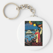 Vichy France Comite Des Fetes Art 1926 Nightlight keychains