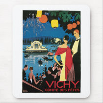 Vichy France Comite Des Fetes Art 1926 Nightlight mousepads
