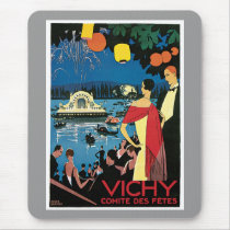 Vichy France Comite Des Fetes Art 1926 Nightlight mousepads
