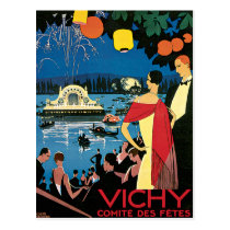 Vichy France Comite Des Fetes Art 1926 Nightlight postcards