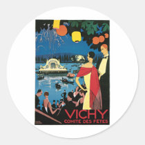 Vichy France Comite Des Fetes Art 1926 Nightlight stickers