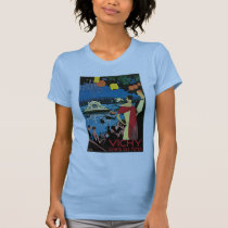 Vichy France Comite Des Fetes Art 1926 Nightlight t-shirts
