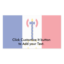 Vichy, France flag Business Cards