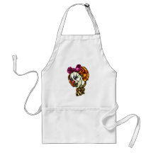 Vicious Female Clown Apron