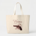 Vicious Pink Gun Canvas Bags