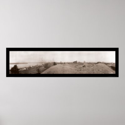 Vicksburg Civil War Photo 1910 Poster by lc_panoramicphotos