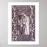 Victor, Victoria Bicycle Posterr by Will Bradley