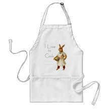 Victorain Easter Bunny Apron