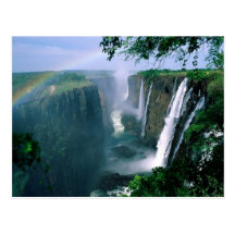 victoria falls, zimbabwe postcards