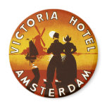 Victoria Hotel Amsterdam Refrigerator Magnet