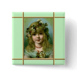Victorian Angel Button