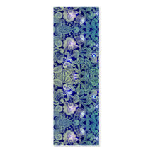 Victorian Arabesque, ALAMEDA - Navy & Sea Green Business Card Templates