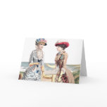 Victorian Beauties at the Beach - Greeting Card