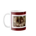 Victorian beauty with fan and reflection mugs