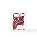 Victorian boots, Keep Walkin! blank note card