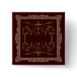 Victorian Borders brown and gold buttons
