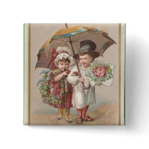 Victorian Christams Greeting Card 1885 Pins