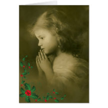 Victorian Christmas Angel Card