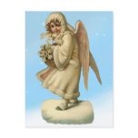 Victorian Christmas Angel Girl Post Cards